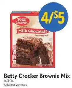 Homeland Market Betty Crocker Brownie Mix offer