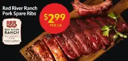 Homeland Market Red River Ranch Pork Spare Ribs offer