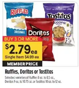 Raley's Ruffles, Doritos or Tostitos offer