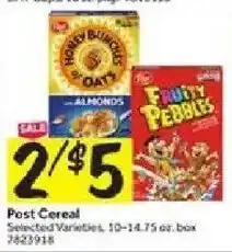 Stop&Shop Post Cereal offer