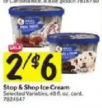 Stop&Shop Stop & Shop Ice Cream offer