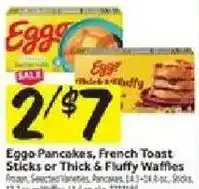 Stop&Shop Eggo Pancakes, French Toast Sticks or Thick & Fluffy Waffles offer