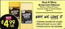 Stop&Shop Stop & Shop American Cheese offer
