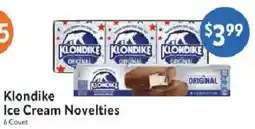 Homeland Market Klondike ice cream novelties offer