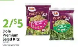 Homeland Market Dole Premium Salad Kits offer