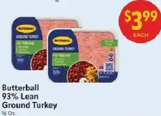 Homeland Market Butterball ground turkey offer