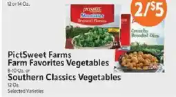 Homeland Market Pictsweet Farms Farm Favorites Vegetables or Southern Classics Vegetables offer