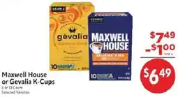 Homeland Market Maxwell House or Gevalia K-Cups offer