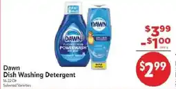 Homeland Market Dawn Dish Washing Detergent offer