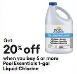 Lowe's Pool Essentials Liquid Chlorine offer