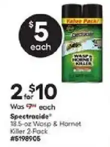 Lowe's Spectracide Wasp & Hornet Killer 2-Pack offer