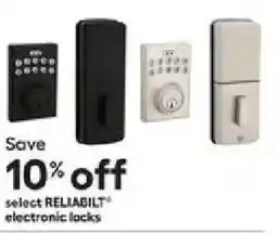Lowe's Select reliabilt electronic locks offer
