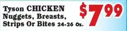 Foodland Tyson chicken nuggets, breasts, strips or bites offer