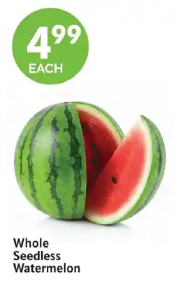 Homeland Market Whole Seedless Watermelon offer