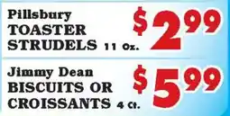 Foodland Pillsbury toaster strudels offer