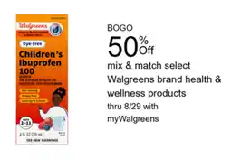 Walgreens Walgreens children's ibuprofen 100 offer