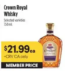Raley's Crown Royal Whisky offer