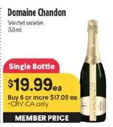 Raley's Domaine Chandon offer
