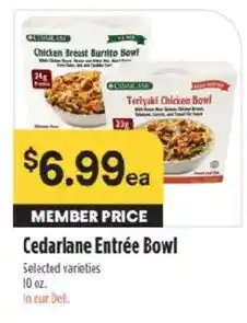 Raley's Cedarlane Entrée Bowl offer