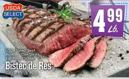 Market Basket Usda Select Beef Boneless Thin Sliced Top Round Steak offer