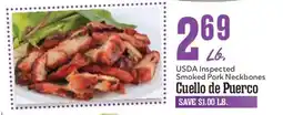 Market Basket Usda Inspected Smoked Pork Neckbones offer
