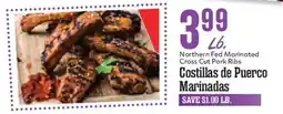 Market Basket Northern Fed Marinated Cross Cut Pork Ribs offer