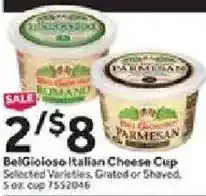 Stop&Shop BelGioioso Italian Cheese Cup offer