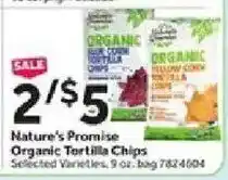 Stop&Shop Nature's Promise Organic Tortilla Chips offer