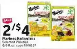 Stop&Shop Marines Italian Ices offer
