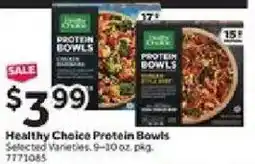 Stop&Shop Healthy Choice Protein Bowls offer