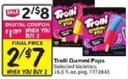 Stop&Shop Trolli Gummi Pops offer