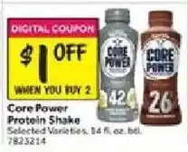 Stop&Shop Core Power Protein Shake offer
