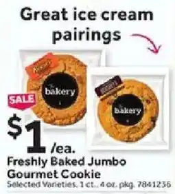 Stop&Shop Bakery freshly baked jumbo gourmet cookie offer