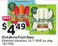 Stop&Shop Outshine Fruit Bars offer