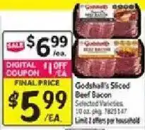 Stop&Shop Godshall's Sliced Beef Bacon offer