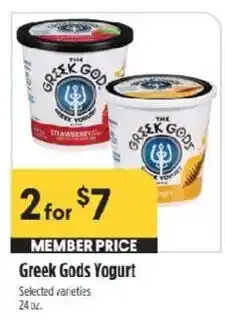Raley's Greek Gods Yogurt offer