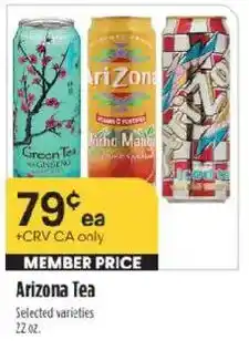 Raley's Arizona Tea offer