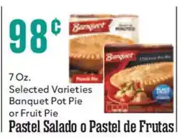 Market Basket Banquet Pot Pie or Fruit Pie offer