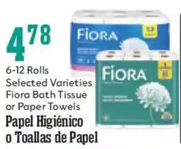 Market Basket Fiора Bath Tissue or Paper Towels offer