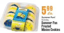 Market Basket Summer Fun Frosted Minion Cookies offer