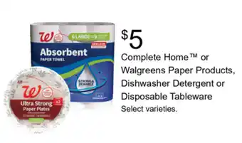 Walgreens Walgreens Paper Products offer
