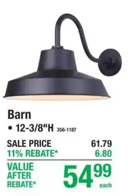 Menards Barn 12-3/8"H offer