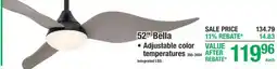 Menards Bella 52" Outdoor Ceiling Fans offer