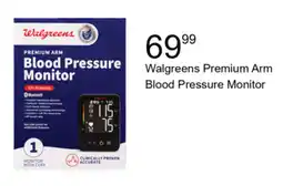 Walgreens Walgreens premium arm blood pressure monitor offer