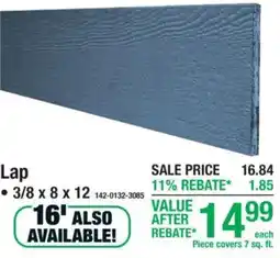 Menards Lap offer