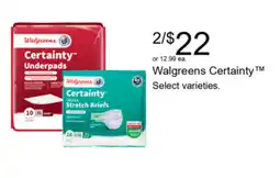 Walgreens Walgreens Certainty™ Stretch Briefs offer