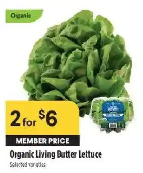 Raley's Organic Living Butter Lettuce offer