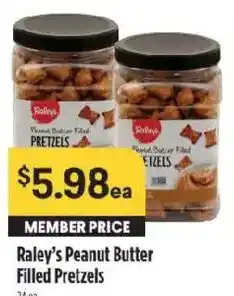 Raley's Raley's Peanut Butter Filled Pretzels offer