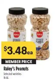 Raley's Raley's Peanuts offer