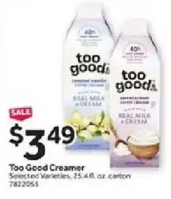 Stop&Shop Too Good Creamer offer
